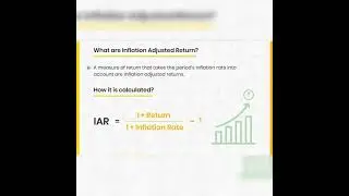let's understand the concept of ' inflation adjusted returns'🌑 stock market info 🌑 for beginners 😊