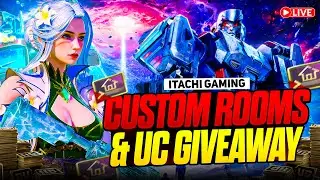 BGMI LIVE CUSTOM ROOM | RP AND UC GIVEAWAY EVERY MATCH | ALL WEAPONS AND TDM CUSTOMS