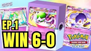 6-0 Mega Gardevoir ex NEW Deck EP1 | Pokémon TCG Pocket | No Commentary
