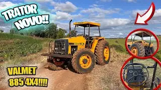 ESSE &Eacute; O NOSSO NOVO TRATOR!! VALMET 885 4X4 MWM!! 🔥🚀SONHO REALIZADO 🙏