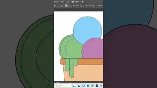 vector icecream illustration:2D #uppbeat #illustrator #art #illustraion #vectordesign #shorts