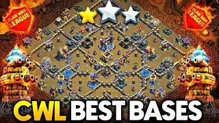 Лучшая раскладка базы для TH18 в CWL и War | Новая база TH18 против метательных орудий | База TH1...