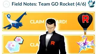 Speedrunning New *Field Notes: Team Go Rocket* Special Research in Pokemon Go