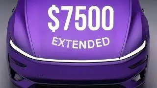 UPDATE $7,500 Tesla EV Tax Credit is EXTENDED