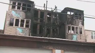 Investigation underway after massive fire destroys apartment building on Northwest Side