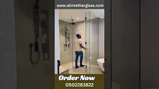 Best Glass for Shower Partition  #mirrorwork