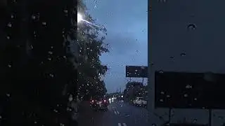 Gentle rain ambience mixed with calm night driving for effortless relaxation and sleep #gentlerain #