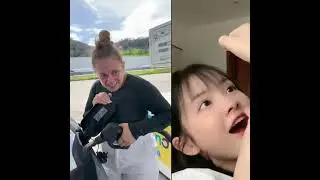 Gas Station Antics: Reactions and Rude Gestures#gasstation #reactionvideo #provocative