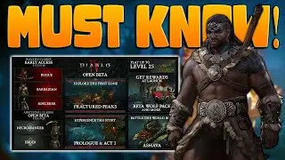 Open Beta Checklist For Diablo 4! DON'T MISS OUT! | Diablo IV!
