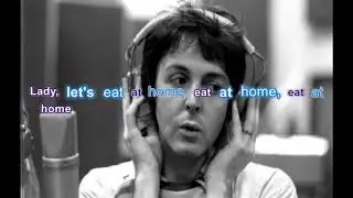 Paul McCartney -RAM Eat at home with  lyrics #Ram #paulmccartney #Eat #Lyrics
