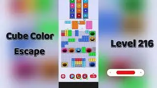 🧩 Cube Color Escape Level 216 Walkthrough | Step-by-Step Guide 🎮 | Go Answer