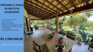 Casa de alto padrão padrão, Próximo da Praia da Bacutia, Guarapari - ES