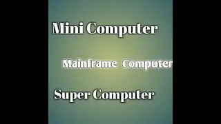 Mini, Mainframe and Super Computer in hindi
