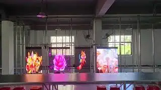 Transparent 3D Holographic LED Poster