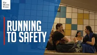 Haifa residents take shelter in subway amid Iranian missile attack