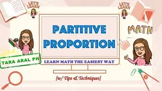 How to solve partitive proportion problems?