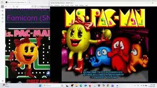 ms pac man snes 4 cray on mini 58110