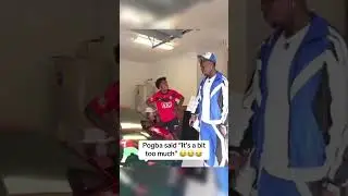 Paul Pogba was confused 😂 (via&nbsp;@IShowSpeed/TT)