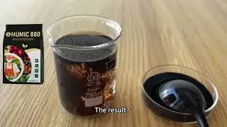 Potassium humate water solubility#farming #fertilizer #organicfertilizer
