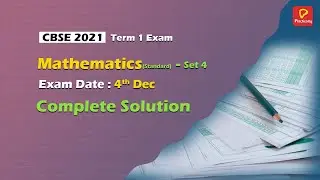 Math | 2021- 2022 CBSE Term-1 Standard Exam Paper Solution | Class -10 | Practically