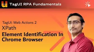 TagUI WebAction Identifier XPath element identification in chrome browser