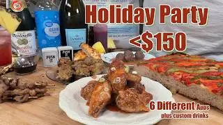 Holiday Party for 20 People Under $150 - including 6 appetizers + drinks