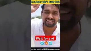 🥵🤯🥶100FT deep well Cleaning by @MRINDIANHACKER@CRAZYXYZ @MRBEAST #youtubeshorts #short