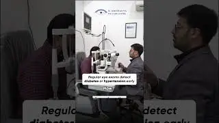 Regular eye exams detect diabetes or hypertension early