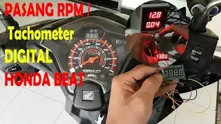 Cara Pasang RPM / Tachometer Digital di Honda Beat | Tutorial memasang RPM Digital