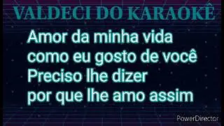 Amor da minha vida....Sidney Lima....karaoke