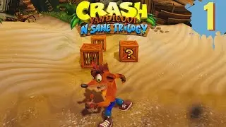 Will I Crash out playing this...Crash Bandicoot Playthrough part 1