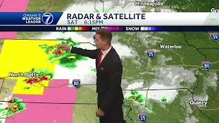 Watching for storms this evening and overnight