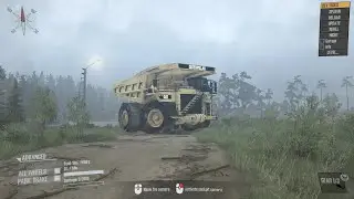 Caterpillar Huge Truck #spintires #mudrunner