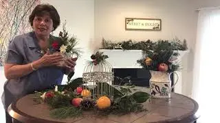 Winter Decorating Using Natural Materials