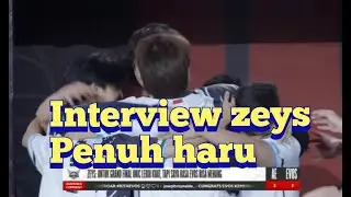 Interview zeys yang penuh haru//evos vs alterego