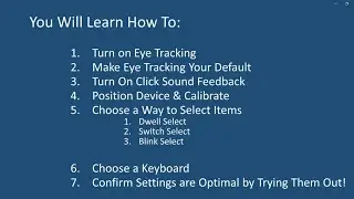 Setting Up Eye Tracking