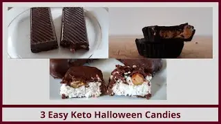 3 Incredibly Easy Halloween (or anytime) Keto Candies (Gluten Free and Nut Free Options)