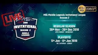 [LIVE MSL] ICON (MY) VS FLASH TYRANTS (SG) - MSL 2018 INVITATIONAL SEASON 2 MOBILE LEGENDS
