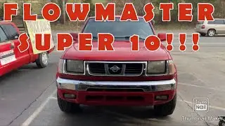 2000 Nissan Frontier 3.3L V6 EXHAUST w/ Flowmaster Super 10!!!