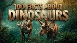 100 facts about dinosaurs Ep 8 | Relaxing Dinosaur Facts to Help You Sleep (2 Hours)
