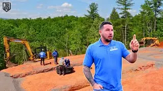 Digging Footers With a Tight Site Plan | Prep for Precast Concrete Wall Install