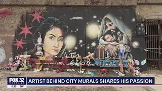 Chicago artist brings to life murals, portraits across the city