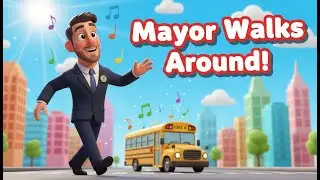 Mayor of New York Nursery Rhyme Song for Kids | Fun City Life Learning Video for US Kids