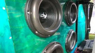 125 POUND SUBWOOFER WALL BUILD