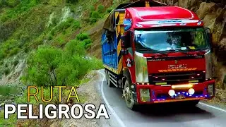 CAMIONEROS en peligrosa CARRETERA