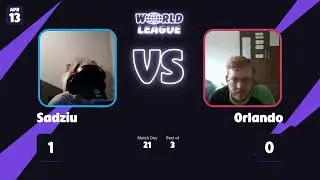GeoGuessr World League Week 21 - Sadziu vs Orlando