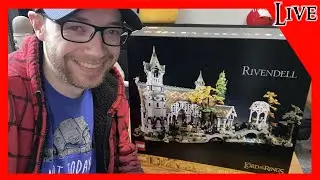 Building Lego Rivendell IN ONE SITTING* Plus a Tolkien Watch Party LIVE
