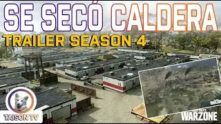 SE SECO CALDERA, NO HAY AGUA NI PLANTAS WARZONE SEASON 4 TRAILER + INFO