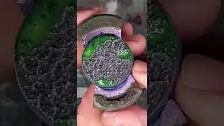 How to paint toxic waste bases for warhammer! #miniaturepainting #miniature #warhammer40k