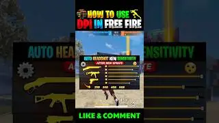 AUTO HEADSHOT SETTING IN FREE FIRE  #shorts #viral